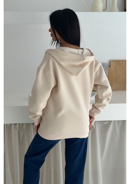 Unisex Fermuarlı Kapüşonlu Sweatshirt – Günlük Sokak Stili indirimleri