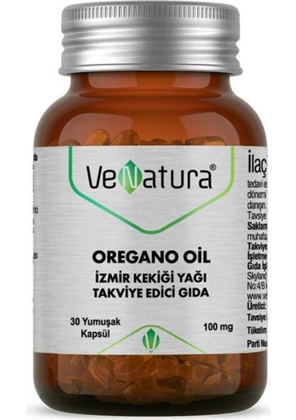 Oregano Oil Kompleks Izmir Kekiği Yağı 30 Yumuşak Kapsül fiyatları