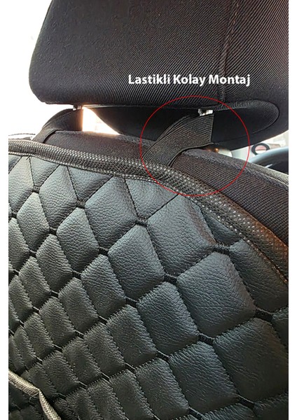 Bmw X5 Uyumlu 2 Adet Koltuk Arkası Siyah Deri Organizer fiyatları