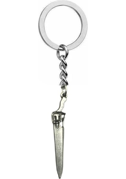 Bıçak Kama Figürlü Anahtarlık – Zamak Metal Unisex Gotik Stil Aksesuar