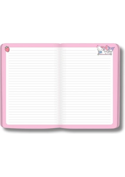 Lisanslı Kuromi Hello Kitty And Friends 80 Yaprak A5 Defter - Krem fiyatları