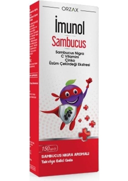 Orzax Imunol Sambucus Şurup 150 ml