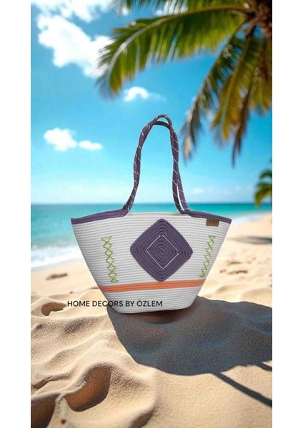 Hasır Omuz Çantası Plaj Çantası Günlük Çanta El Emeği Handmade indirimleri
