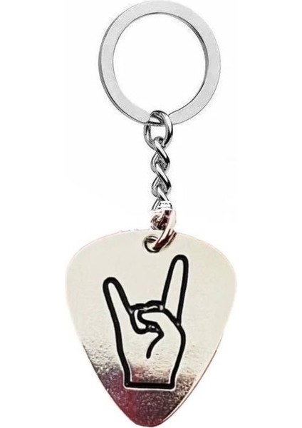 Slayer Thrash Metal Grubu Pena Şeklinde Çift Taraflı Rock Işaretli Metal Anahtarlık fiyatları