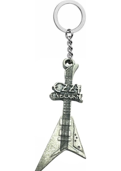 Ozzy Osbourne Rock Metal Logolu Anahtarlık – Unisex Aksesuar