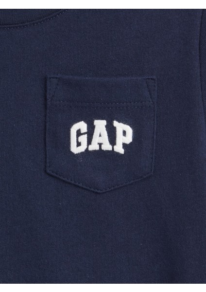 Erkek Bebek Lacivert Gap Logo Cep T-Shirt fiyatları
