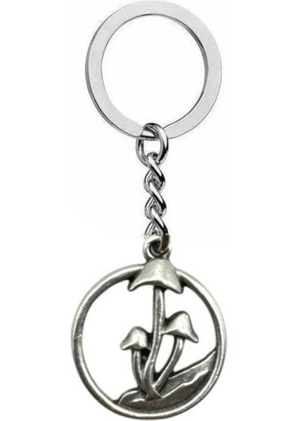 Triple Mushroom In The Ring – Üçlü Mantar Figürlü Unisex Anahtarlık Ürün Açıklaması: