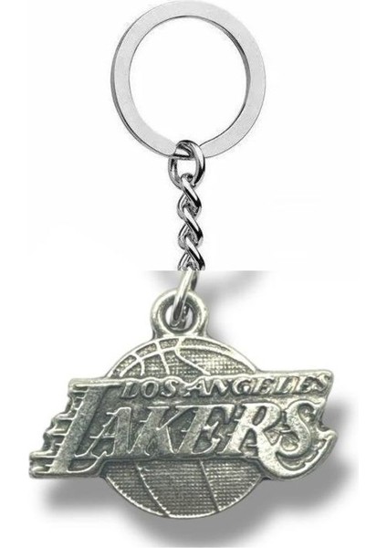 Lakers Efsanesi – Los Angeles Lakers Nba Basketbol Figürlü Unisex Metal Anahtarlık