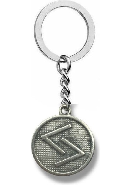 Hasat ve Başarı Simgeli Anahtarlık – Zamak Metal Unisex Sembol Aksesuar