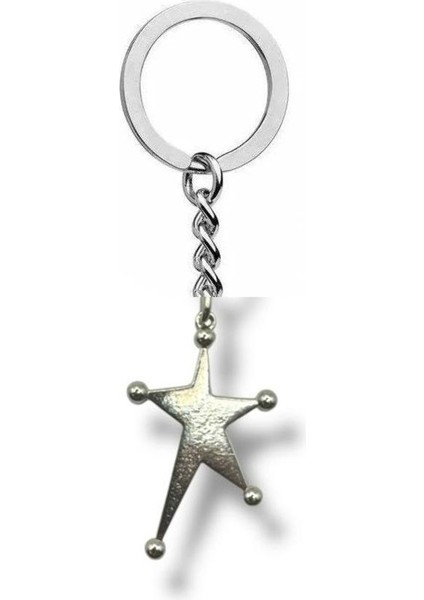 Yıldız Figürlü Unisex Anahtarlık – Anlamlı, Sade ve Şık Aksesuar