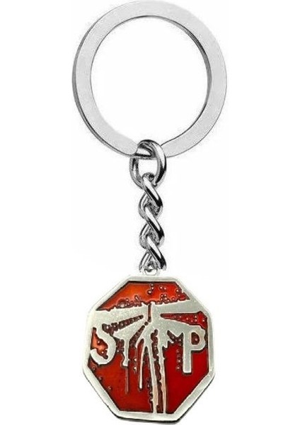 Kırmızı Firefly Anahtarlık – The Last Of Us Temalı Zamak Metal Unisex Aksesuar