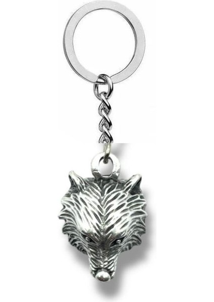 Cunning Spirit – Tilki Kafası Figürlü Unisex Metal Anahtarlık