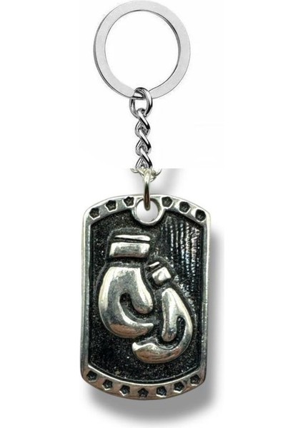 Ringin Anahtarı – 2’li Boks Eldiveni Figürlü Unisex Metal Künye Anahtarlık