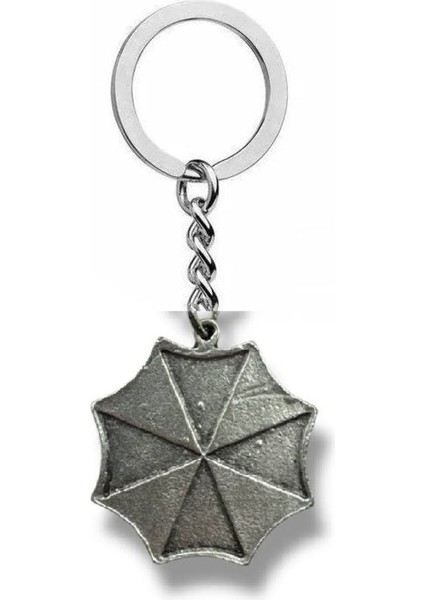 Geometrik Sekiz Köşeli Yıldız Metal Anahtarlık – Unisex Modern Aksesuar