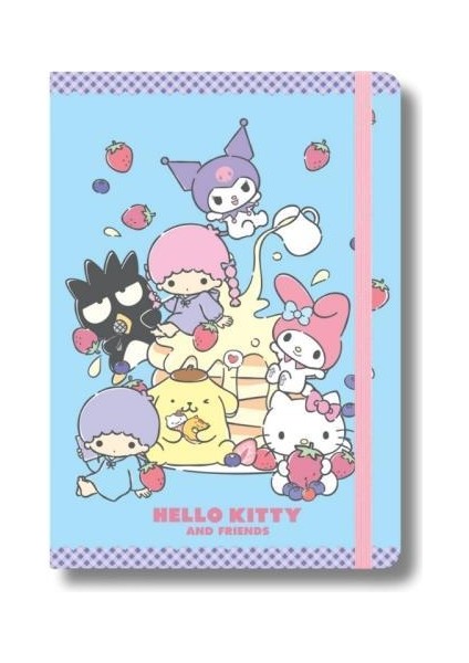 Lisanslı Hello Kitty And Friends 80 Yaprak A5 Defter - Mavi modelleri