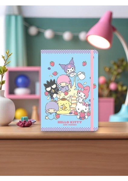 Lisanslı Hello Kitty And Friends 80 Yaprak A5 Defter - Mavi fırsatları