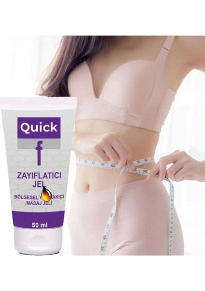 Ouıck Gel Bölgesel Zayıflatıcım Incelitici Masaj ve Bakım Kremi 50 ml x 1 Ad