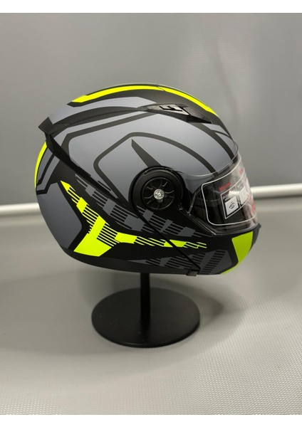 Jk 115 Güneş Vizörlü Çene Açılır Kask Z1 Yellow indirimleri