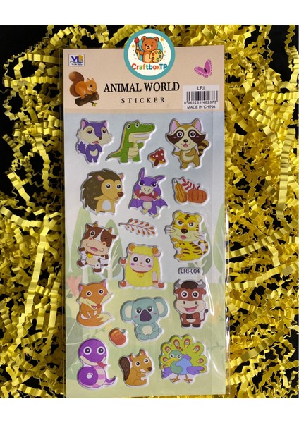 Sevimli Hayvanlar Sticker