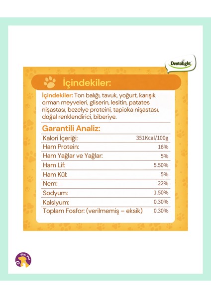 Yumm Stix Karışık Orman Meyveli ve Yoğurtlu Köpek Ödülü (70G) indirimleri