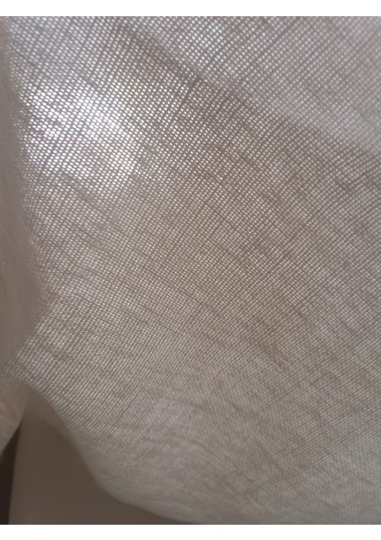 Hasır Keten Fon Perde- Koyu Krem - Pilesiz Düz Dikim - LK70 modelleri