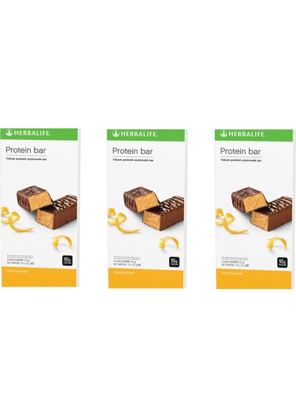 3 Paket Limon Aromalı Protein Bar 14’lü