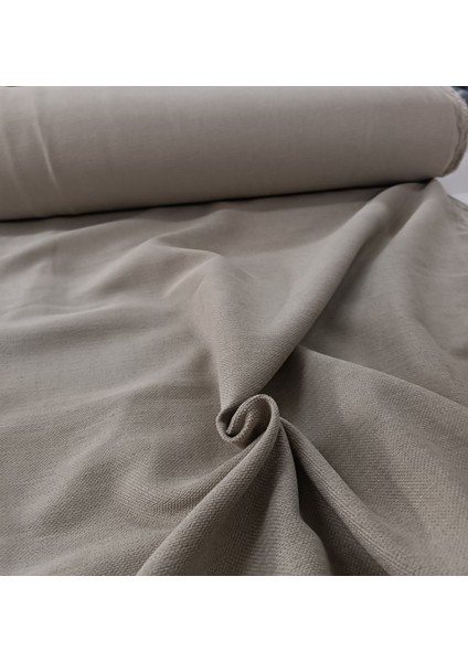 Düz Dökümlü Fon Perde- Sütlü Kahve - Pilesiz Düz Dikim - UU50 fiyatları