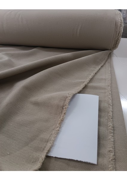 Düz Dökümlü Fon Perde- Sütlü Kahve - Pilesiz Düz Dikim - UU50 modelleri