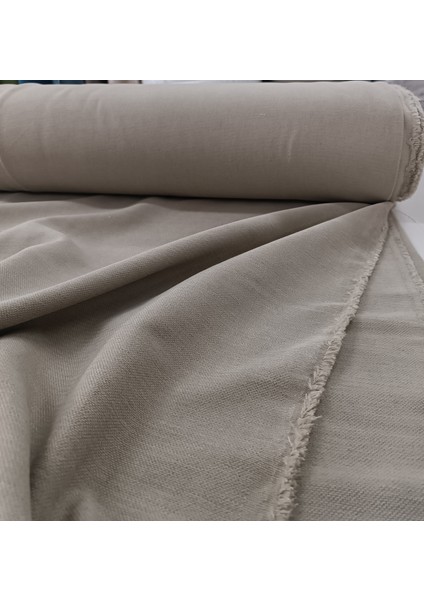 Düz Dökümlü Fon Perde- Sütlü Kahve - Pilesiz Düz Dikim - UU50 fırsatları