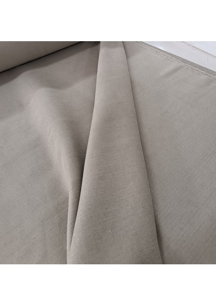 Düz Dökümlü Fon Perde- Sütlü Kahve - Pilesiz Düz Dikim - UU50 indirimleri