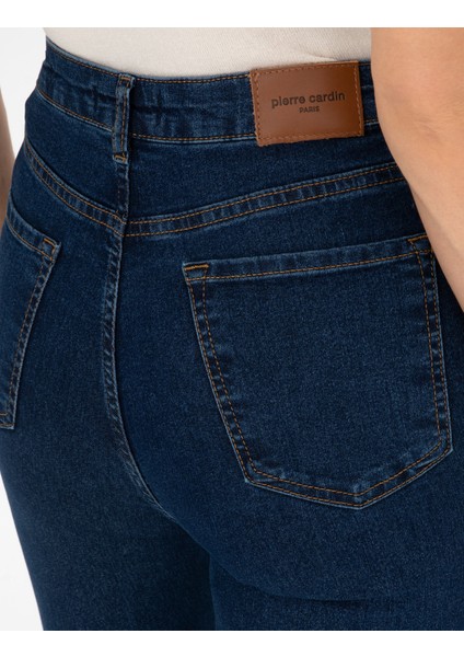 Kadın Koyu Mavi Skinny Fit Jean Pantolon 50318253-VR032