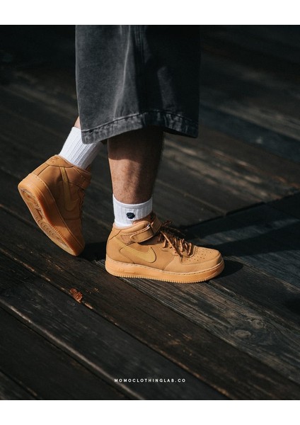 Air Force 1 Mid '07 Wb Erkek Kahverengi Sneaker Ayakkabı -DJ9158-200 fiyatları