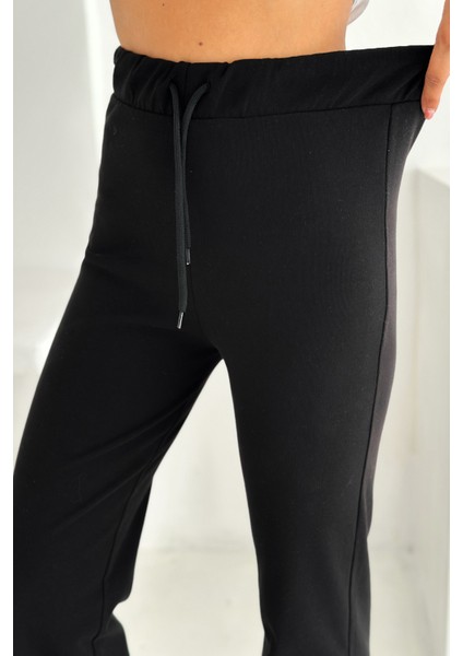 Kadın Yüksek Bel Düz Paça Tayt – Bağcıklı & Rahat Kesim indirimleri