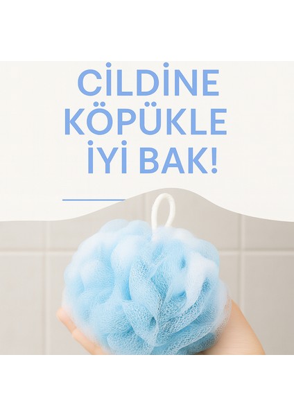Puf Banyo Lifi Yoğun Köpük Etkisi Cildi Arındırır ve Canlandırır Pembe & Mavi ( 2 Adet ) fiyatları