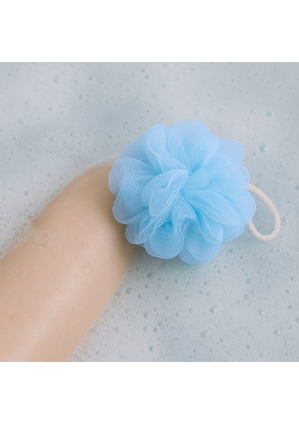 Puf Banyo Lifi Yoğun Köpük Etkisi Cildi Arındırır ve Canlandırır Pembe & Mavi ( 2 Adet )