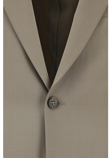 Relaxed Fit Rahat Kesim Yünlü Klasik Takım Elbise fırsatları