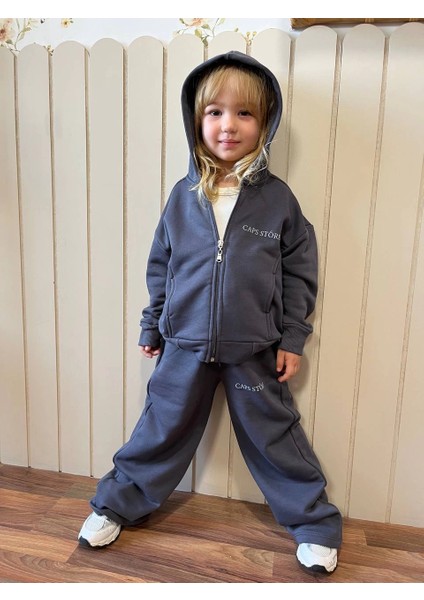 Kapüşonlu Fermuarlı Pamuklu Eşofman Takımı modelleri