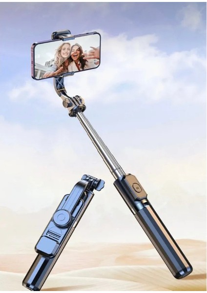 Kablosuz Uzaktan Kumandalı Tripod Selfie Çubuğu