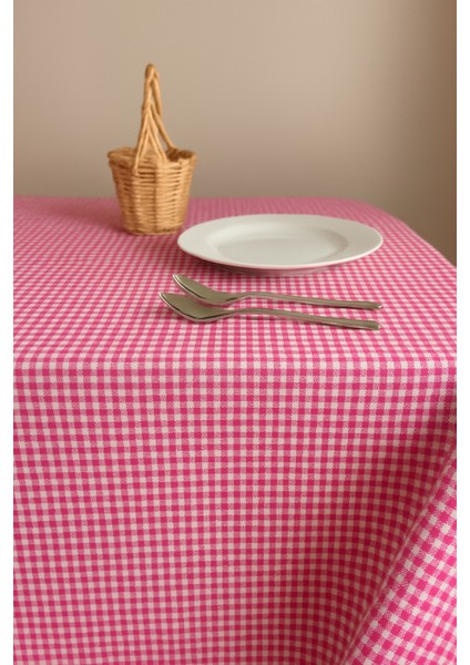 Küçük Kare Desen Pötikareli Masa Örtüsü Sofra Bezi Piknik Örtüsü