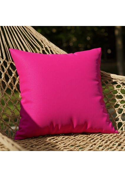 Mystic Fuchsia 50X50 Kırlent Kılıfı - Düz Renk, Modern Dekoratif Yastık Kılıfı modelleri
