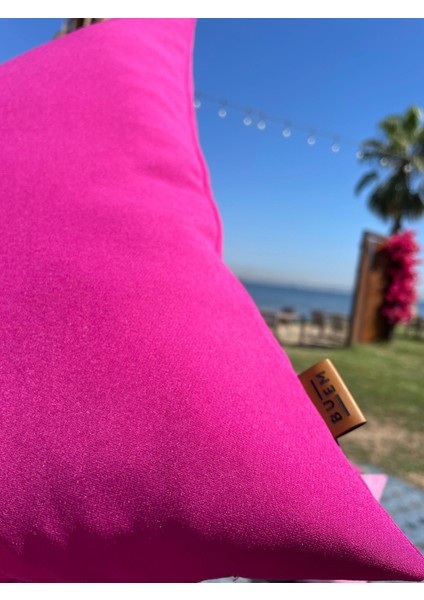 Mystic Fuchsia 50X50 Kırlent Kılıfı - Düz Renk, Modern Dekoratif Yastık Kılıfı fırsatları