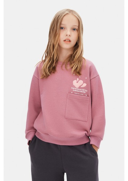 Kız Çocuk Sweatşirt 8-14 Yaş 39322