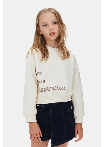 Kız Çocuk Sweatşirt 8-14 Yaş 39326