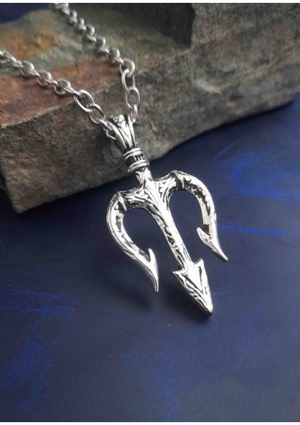 Erkek Kolye Trident 3'lü Mızrak Figürlü Kolye fırsatları