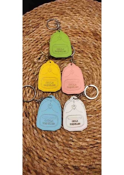 Okula Hoş Geldin Rengarenk Anahtarlık 5 Adet