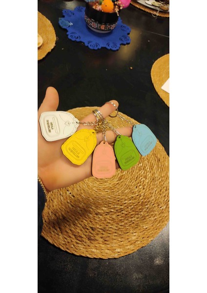 Okula Hoş Geldin Rengarenk Anahtarlık 5 Adet fiyatları