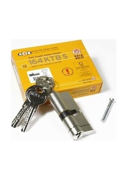 Kilit 164 Ktb G Tuzaklı Barel Kilit Göbeği 68 mm Nikel fiyatları