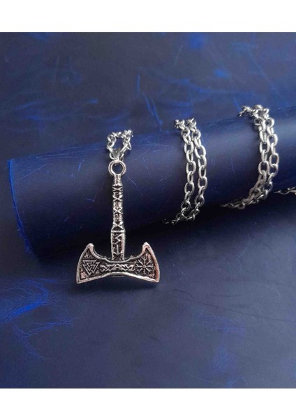 Erkek Kolye Valknut Balta Tasarım Kolye fırsatları
