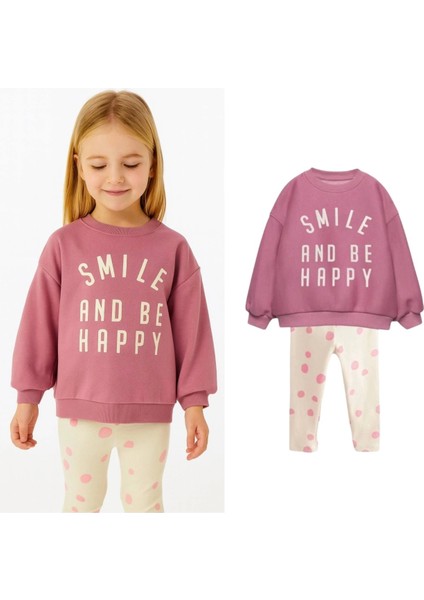 La'ciel Paris Smile Baskılı Taytlı Takım fırsatları