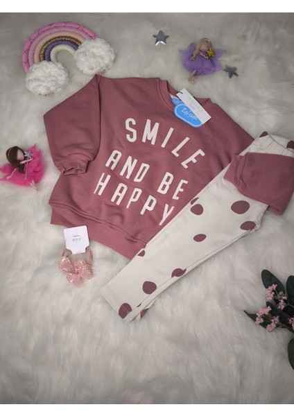 La'ciel Paris Smile Baskılı Taytlı Takım indirimleri